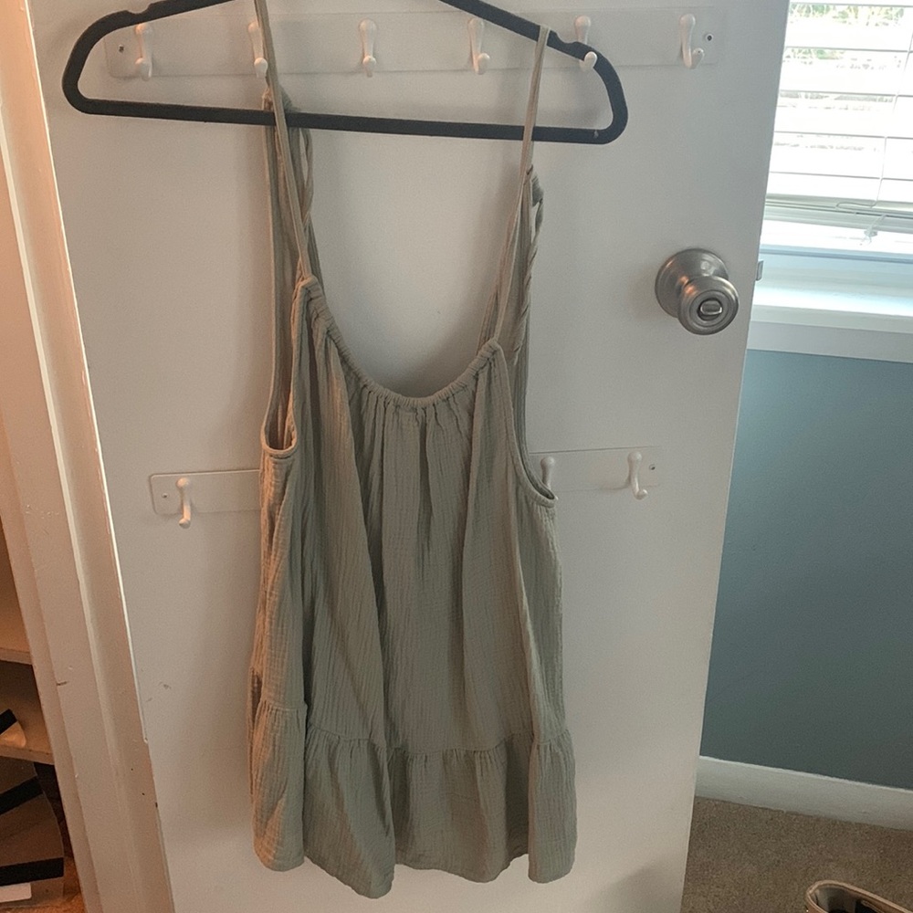 Scoop back dress